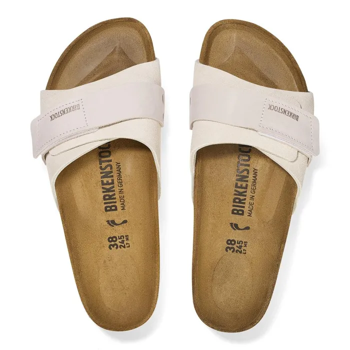 Women Birkenstock OneStrap Oita Antique White