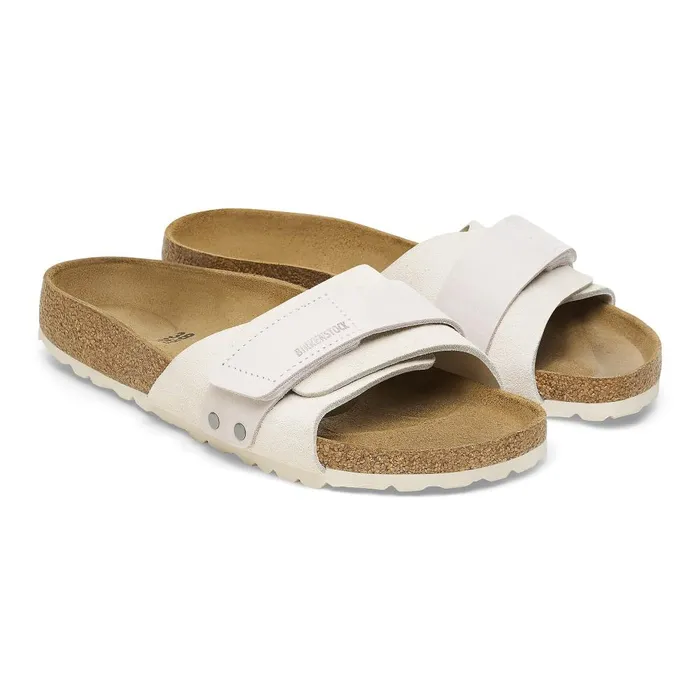 Women Birkenstock OneStrap Oita Antique White