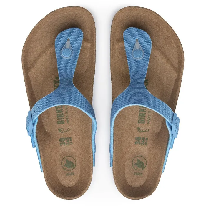 Women Birkenstock Thong Gizeh Vegan Sky Blue