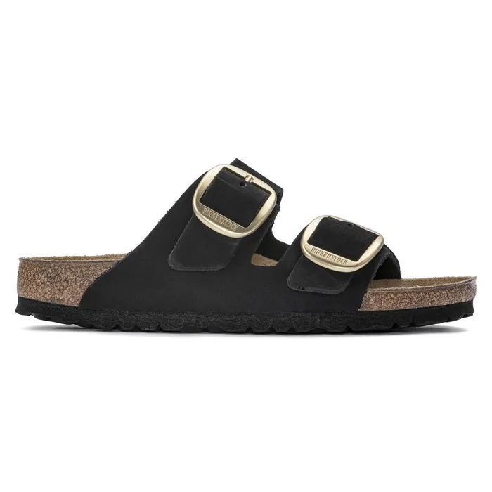 Women Birkenstock TwoStrap Arizona Big Buckle Black