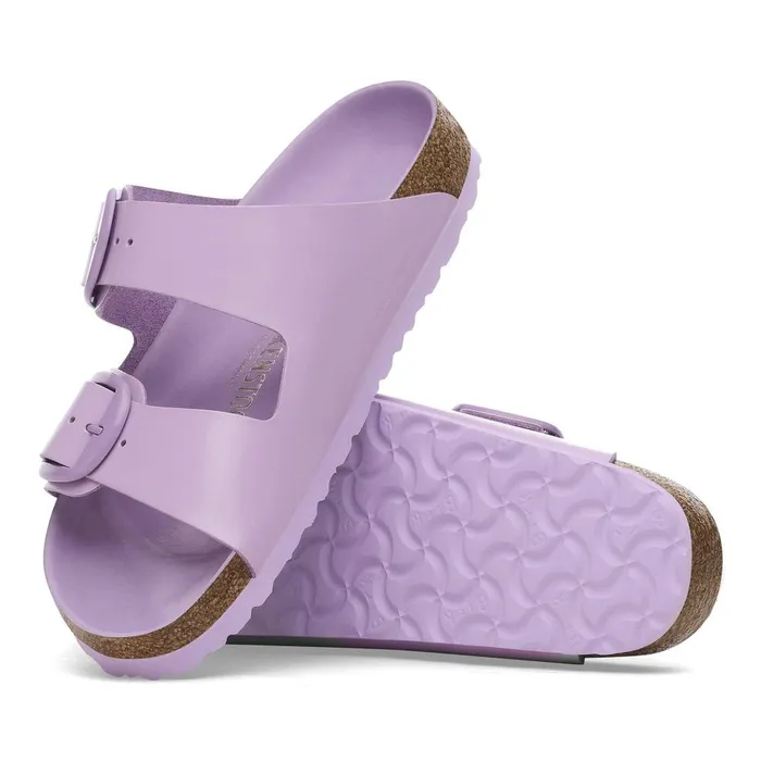 Women Birkenstock TwoStrap Arizona Big Buckle Highshine Crocus