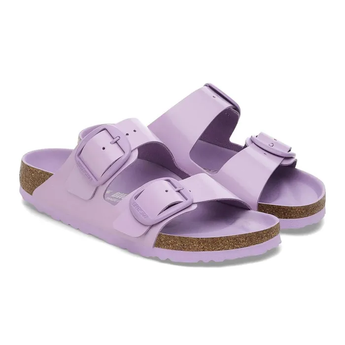 Women Birkenstock TwoStrap Arizona Big Buckle Highshine Crocus
