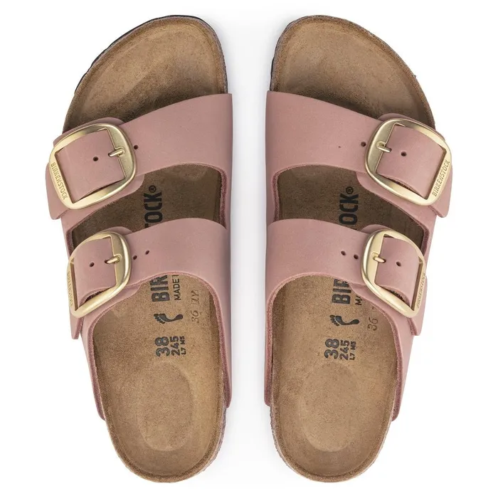 Women Birkenstock TwoStrap Arizona Big Buckle Old Rose