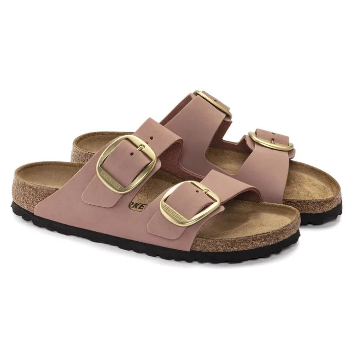 Women Birkenstock TwoStrap Arizona Big Buckle Old Rose