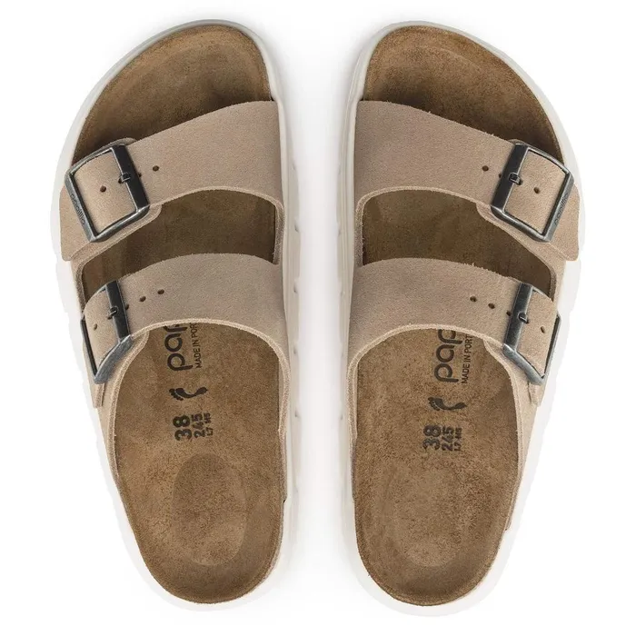 Women Birkenstock TwoStrap Arizona Chunky Warm Sand