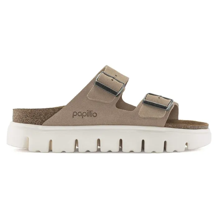 Women Birkenstock TwoStrap Arizona Chunky Warm Sand