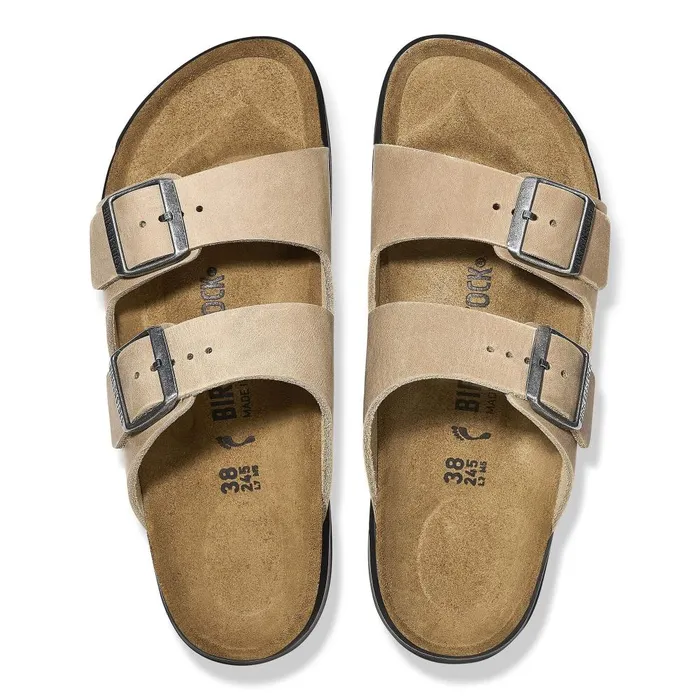 Women Birkenstock TwoStrap Arizona Crosstown Tobacco Brown