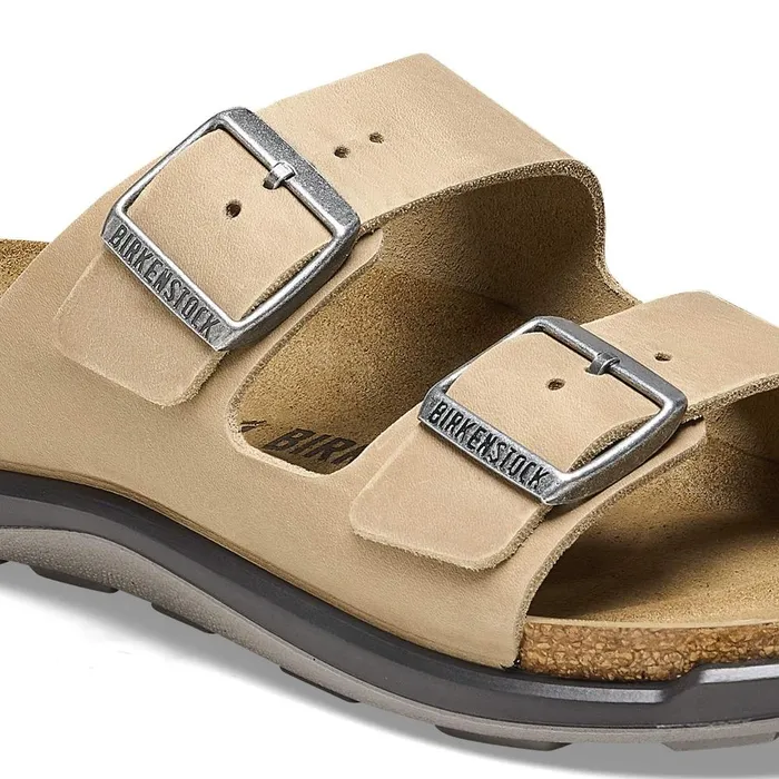 Women Birkenstock TwoStrap Arizona Crosstown Tobacco Brown