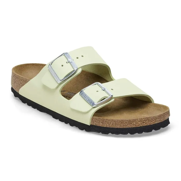 Women Birkenstock TwoStrap Arizona Faded Lime