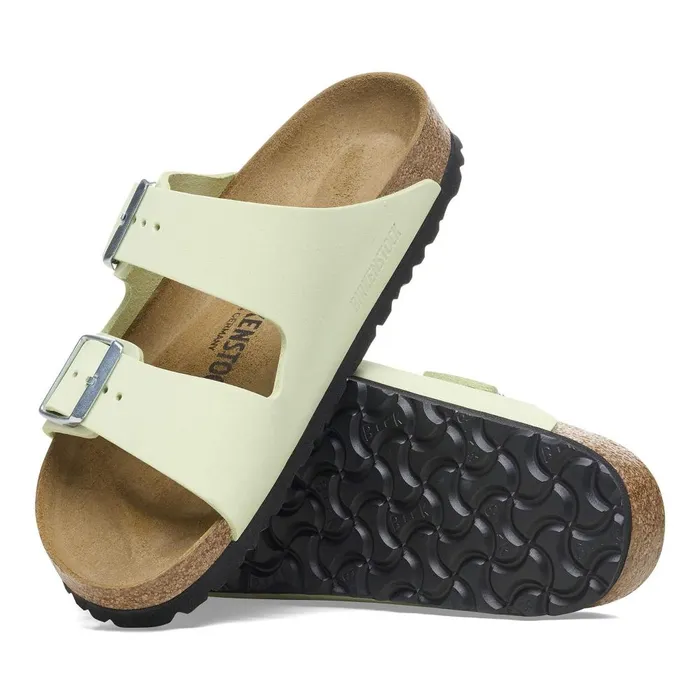 Women Birkenstock TwoStrap Arizona Faded Lime