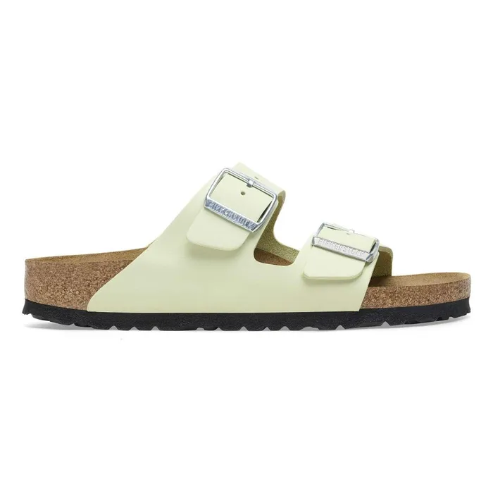 Women Birkenstock TwoStrap Arizona Faded Lime