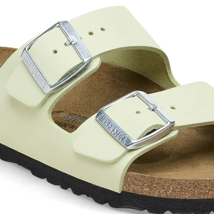 Women Birkenstock TwoStrap Arizona Faded Lime