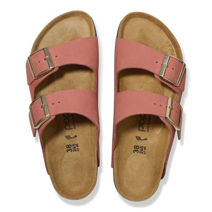 Women Birkenstock TwoStrap Arizona Platform Mars Red