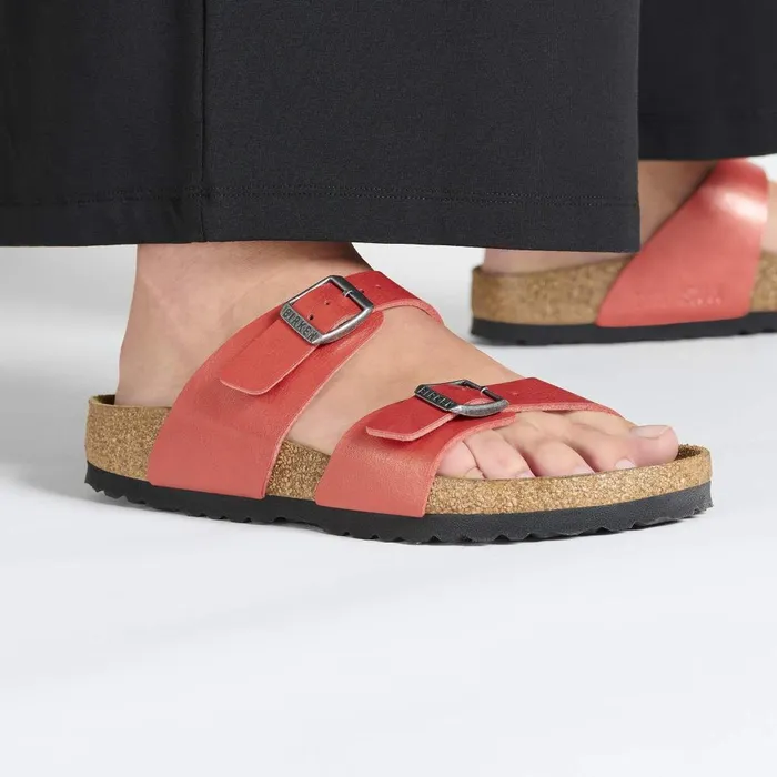 Women Birkenstock TwoStrap Sydney Graceful Mars Red