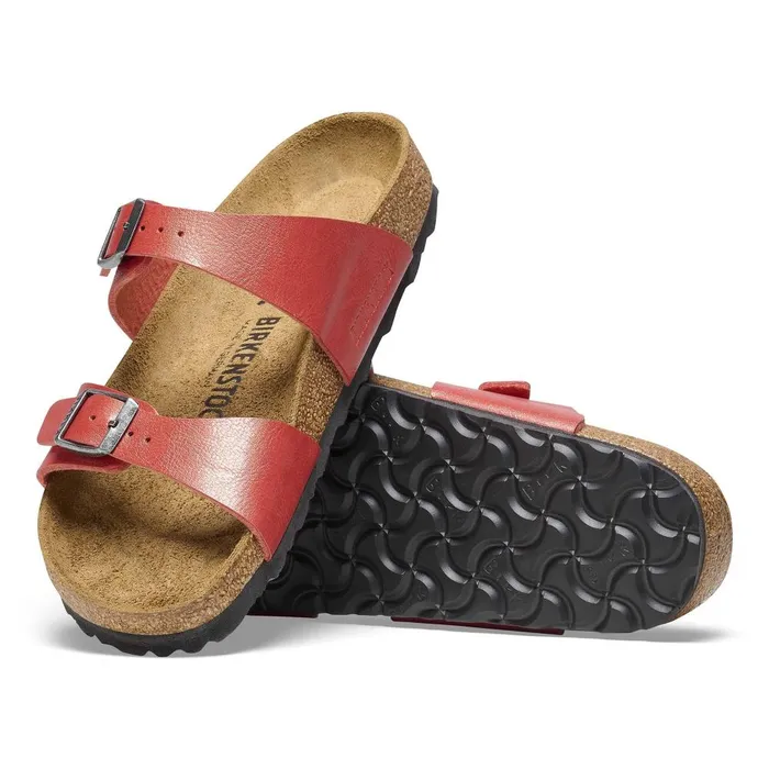 Women Birkenstock TwoStrap Sydney Graceful Mars Red