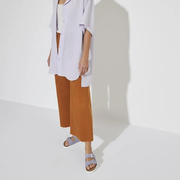 Women Birkenstock Wedges and Platforms Arizona Platform Purple Fog