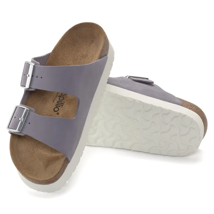 Women Birkenstock Wedges and Platforms Arizona Platform Purple Fog