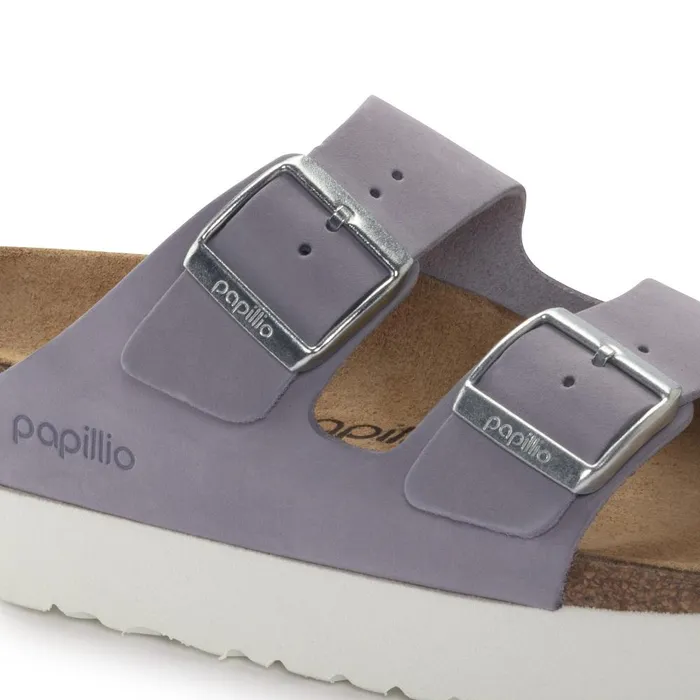 Women Birkenstock Wedges and Platforms Arizona Platform Purple Fog