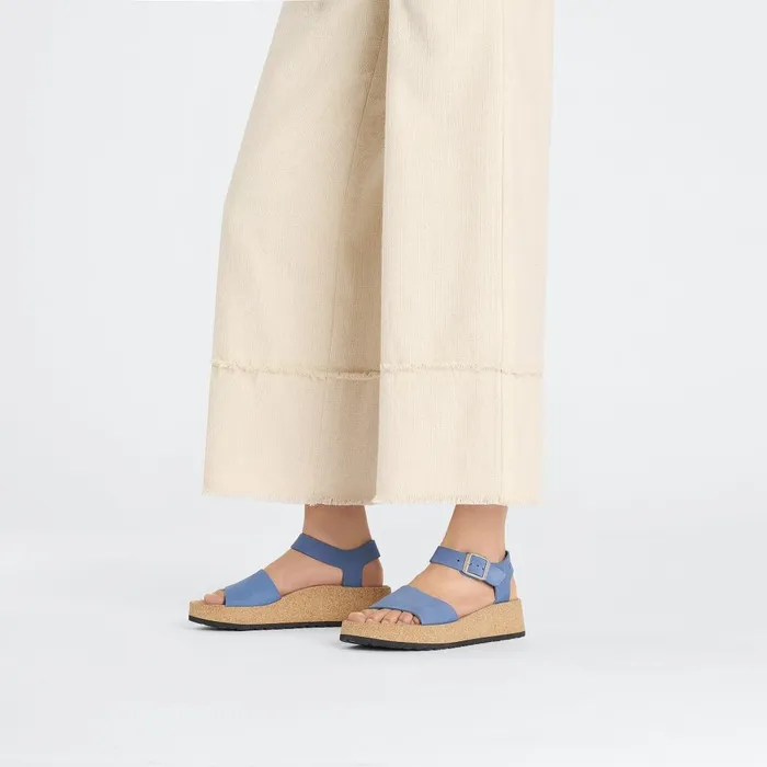 Women Birkenstock Wedges and Platforms Glenda Elemental Blue