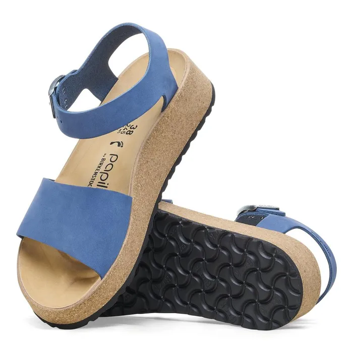 Women Birkenstock Wedges and Platforms Glenda Elemental Blue