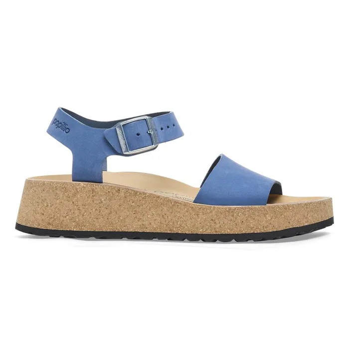 Women Birkenstock Wedges and Platforms Glenda Elemental Blue