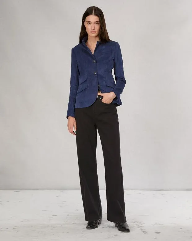 Women Blazers and Vests Rag and Bone Slade Corduroy Blazer Navy