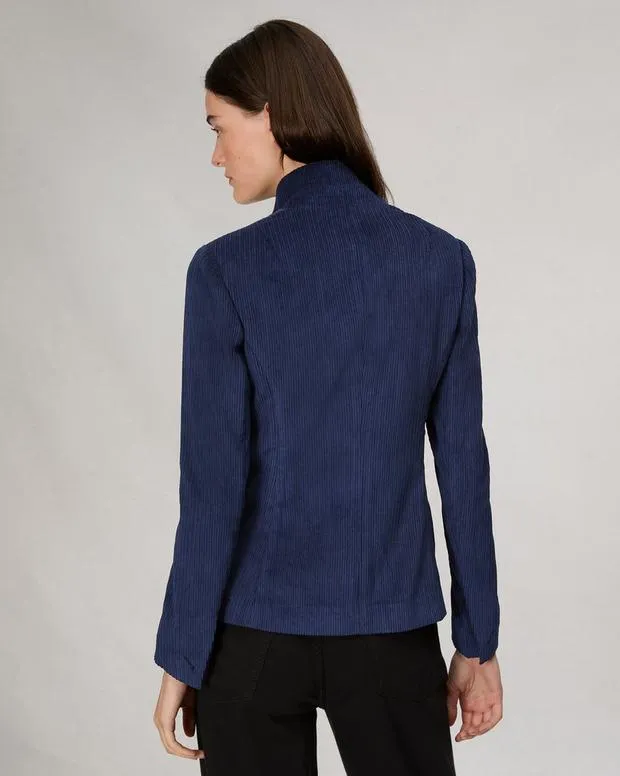 Women Blazers and Vests Rag and Bone Slade Corduroy Blazer Navy