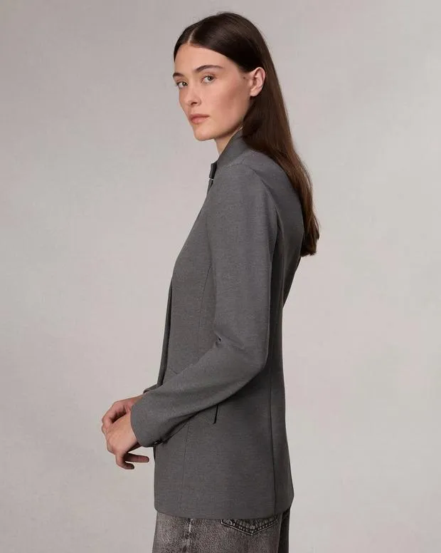 Women Blazers and Vests Rag and Bone Slade Ponte Blazer Charcoal