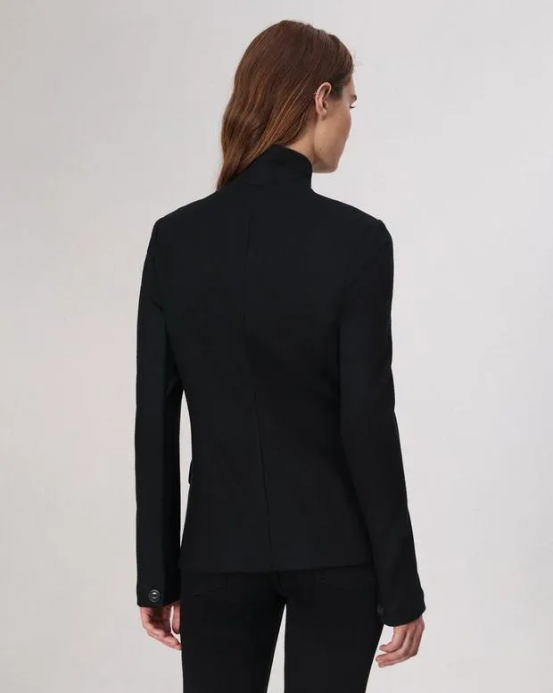 Women Blazers and Vests Rag and Bone Slade Wool Blazer Black