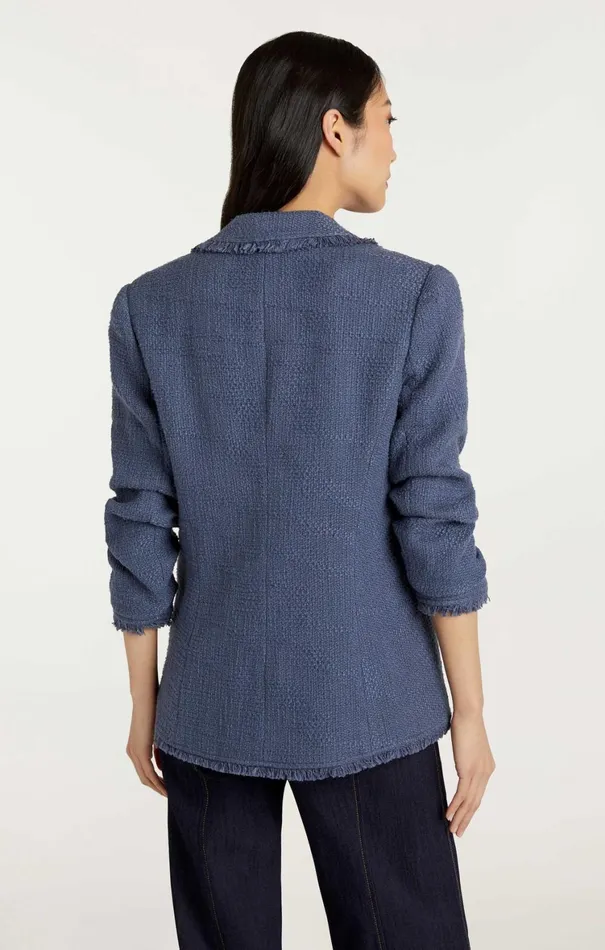 Women Blazers Cinq Sept Boucle Khloe Blazer Shadow