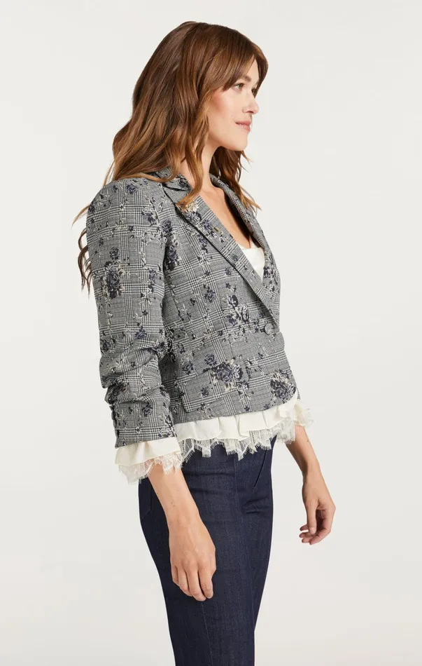 Women Blazers Cinq Sept Hilla Blazer Blue Multi