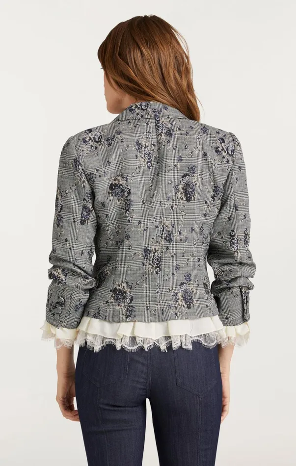 Women Blazers Cinq Sept Hilla Blazer Blue Multi