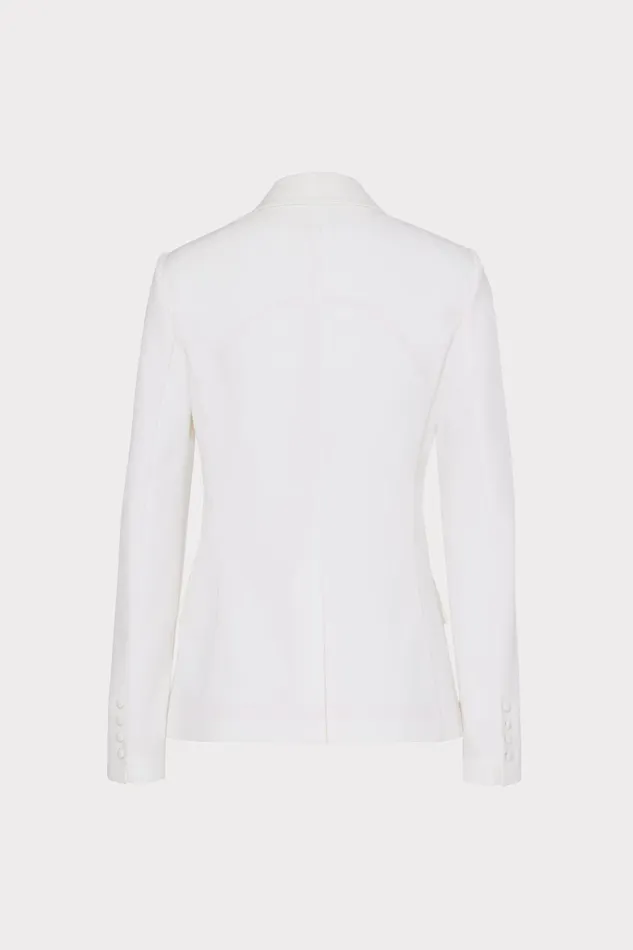 Women Blazers Milly Avery Cady Blazer Ecru