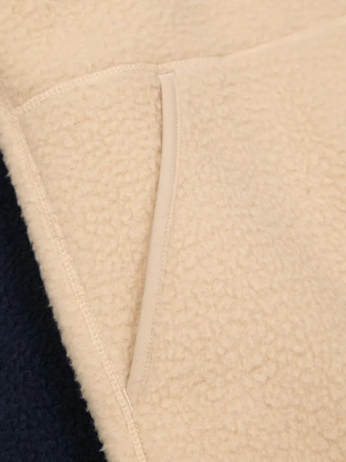 Women Bolster Full Zip Fleece Navyoatmealolive Finisterre Fleece