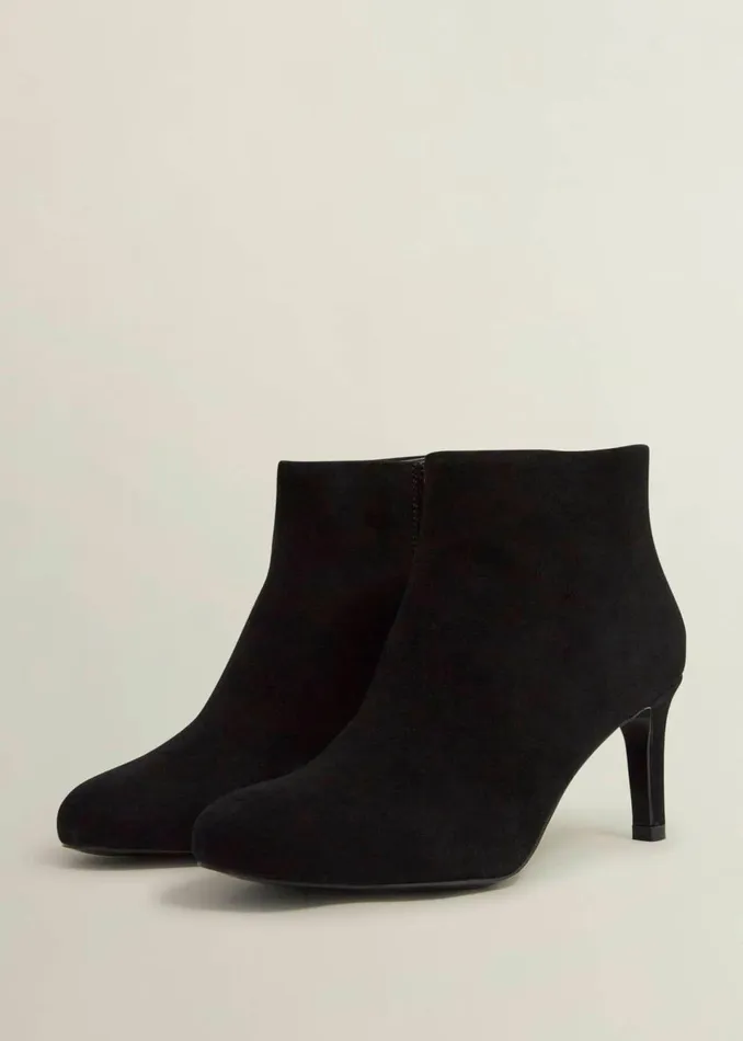 Women Boots Hobbs Lizzie Suede Ankle Boots Black