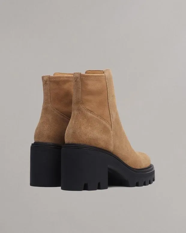 Women Boots Rag and Bone Quinn Chelsea Boot Camel Suede
