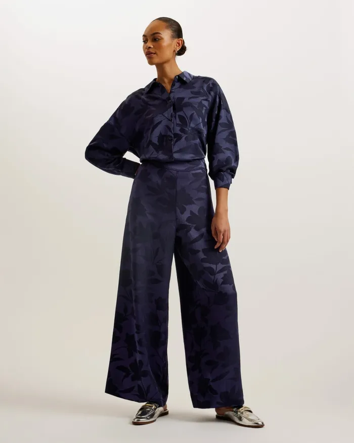 Women BORMIDA 8211 Floral Print Oversized Shirt Navy Ted Baker Tops and Blouses Women BORMIDA 8211 Floral Print Oversized Shirt Navy Ted Baker Tops and Blouses