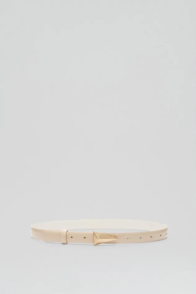 Women BRUSHED TRIANGLE TRIM BELT 2 STONE Leather Scanlan Theodore Women BRUSHED TRIANGLE TRIM BELT 2 STONE Leather Scanlan Theodore