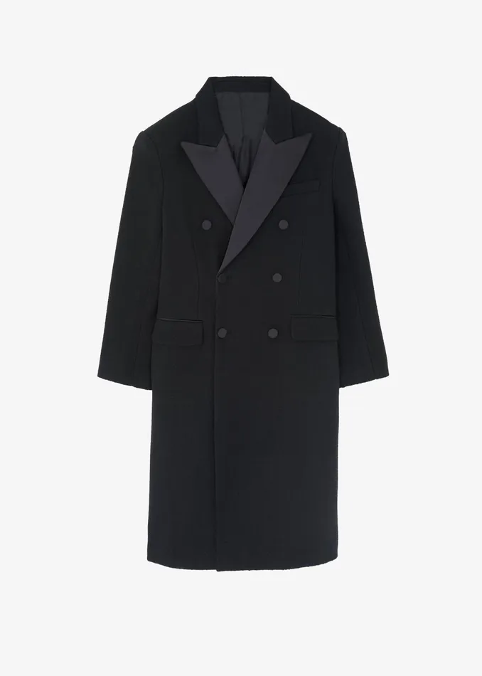 Women Bryce Oversized Coat 8211 Black The Frankie Shop Outerwear