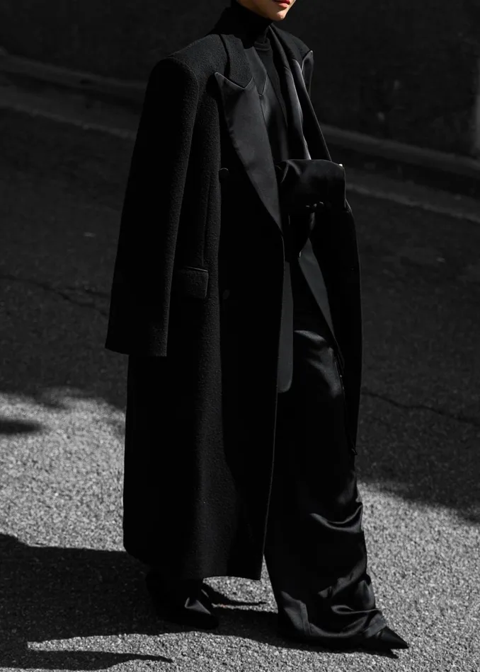 Women Bryce Oversized Coat 8211 Black The Frankie Shop Outerwear