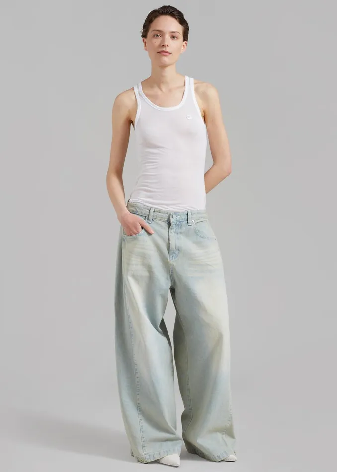 Women Bryony Jeans 8211 Bleach The Frankie Shop Bottoms