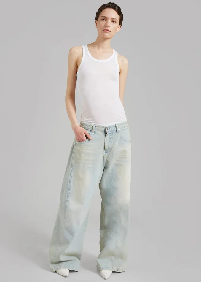 Women Bryony Jeans 8211 Bleach The Frankie Shop Bottoms