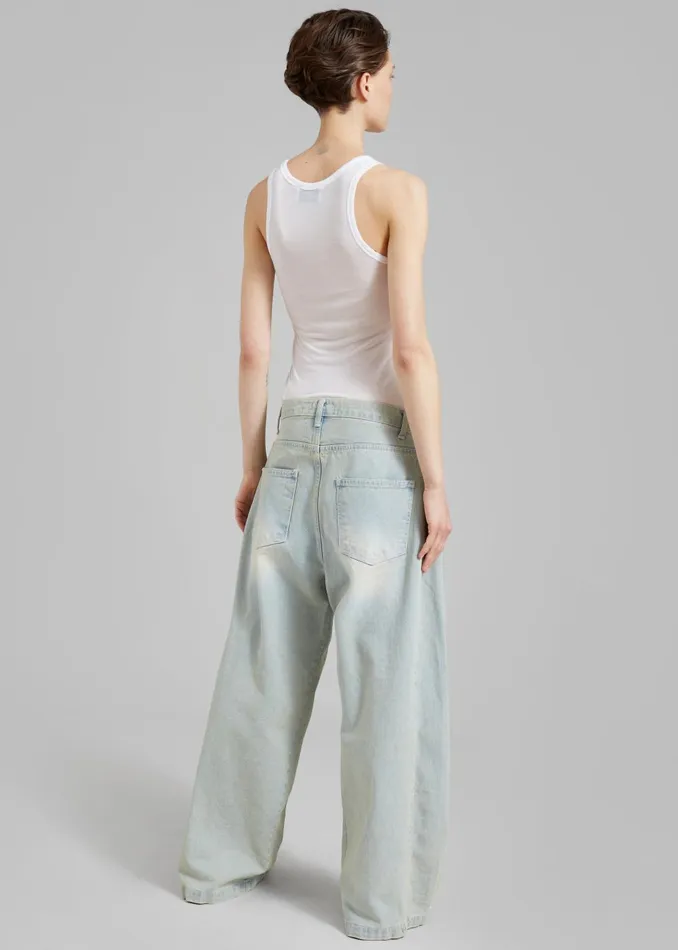 Women Bryony Jeans 8211 Bleach The Frankie Shop Bottoms