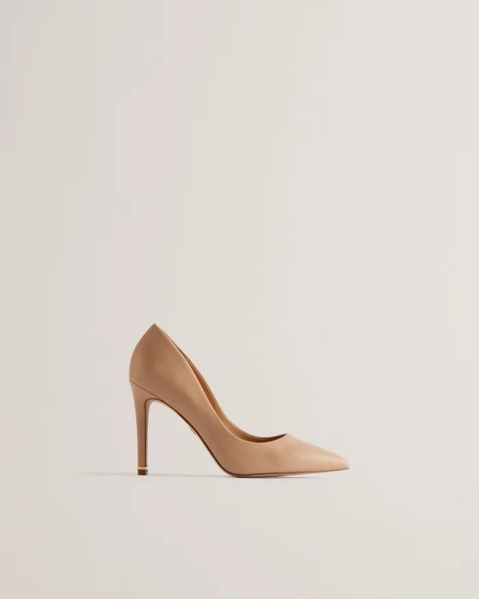 Women CAARAA 8211 Court Shoes With Embellished Heel Beige Ted Baker Heels Women CAARAA 8211 Court Shoes With Embellished Heel Beige Ted Baker Heels