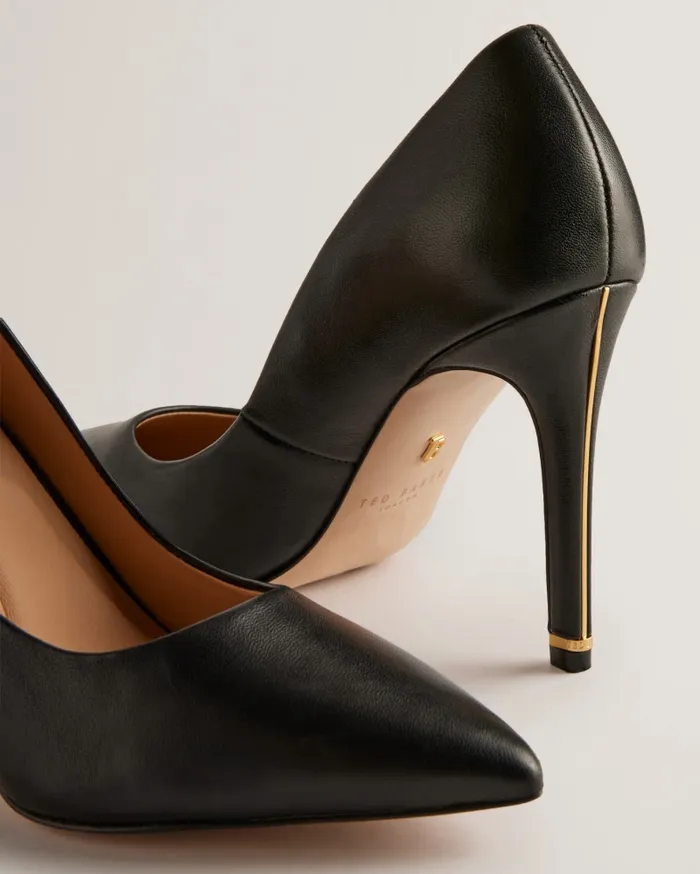 Women CAARAA 8211 Court Shoes With Embellished Heel Black Ted Baker Heels
