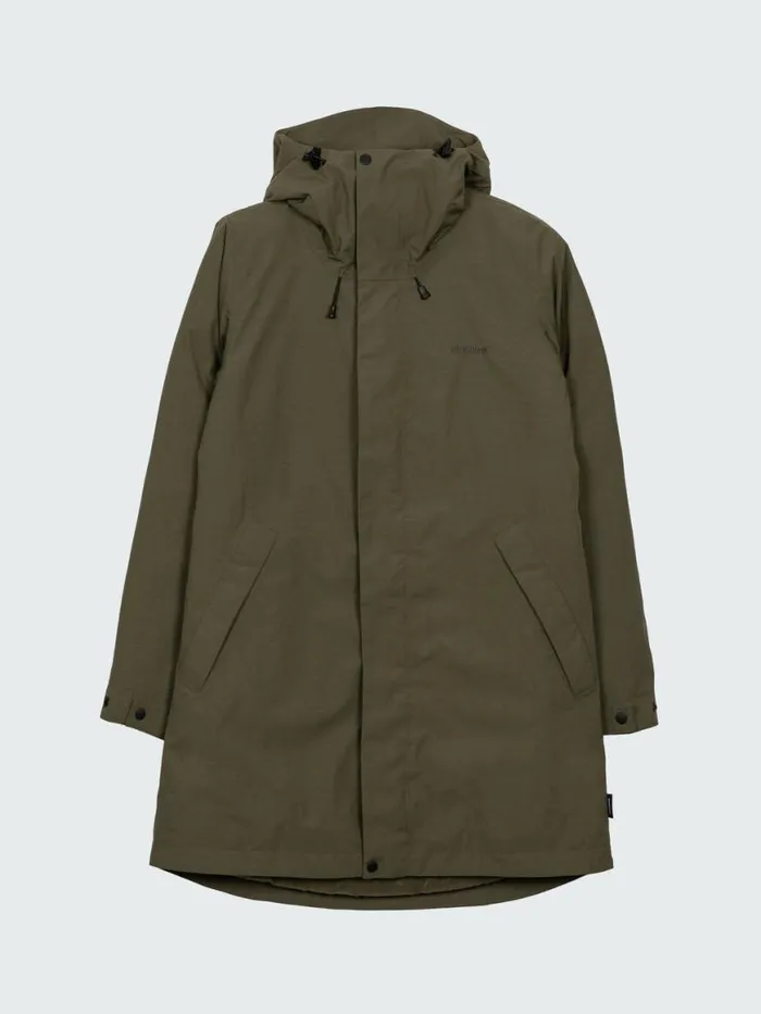 Women Caelus Waterproof Parka Olive Finisterre Jackets Coats and Gilets