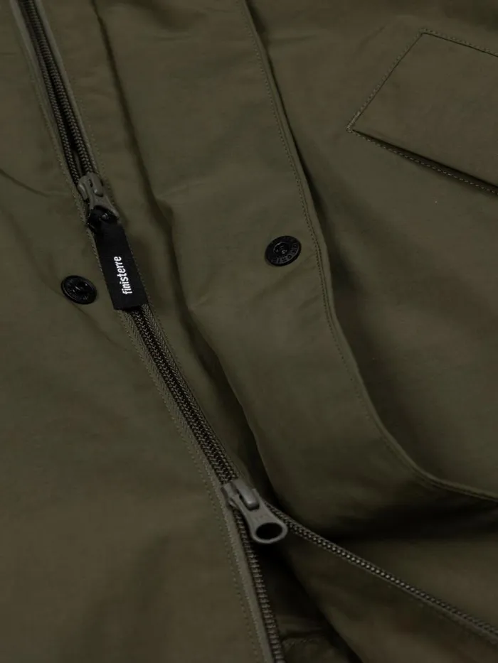 Women Caelus Waterproof Parka Olive Finisterre Jackets Coats and Gilets