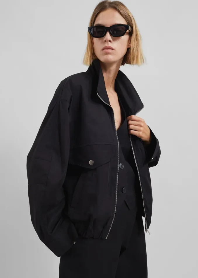Women Calix Jacket 8211 Black The Frankie Shop Outerwear