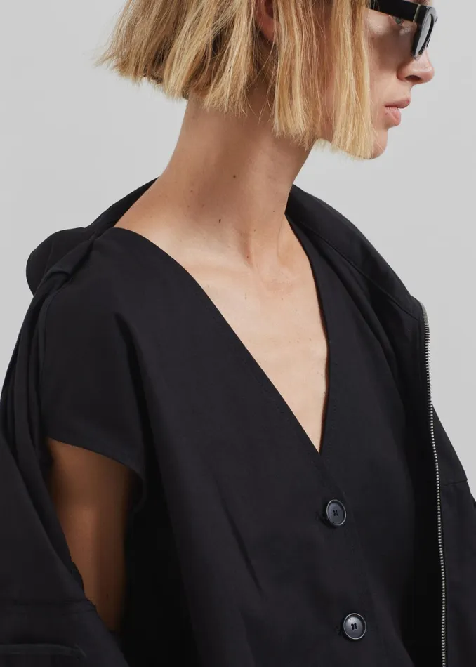 Women Calix Jacket 8211 Black The Frankie Shop Outerwear