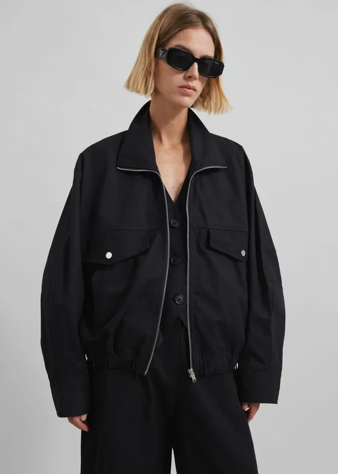 Women Calix Jacket 8211 Black The Frankie Shop Outerwear